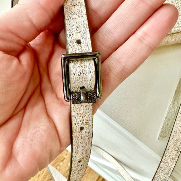 Aimee Kestenberg pink silver white iridescent crossbody purse with wallet - Picture 8 of 9